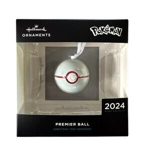 New Hallmark Ornaments Pokemon Premier Poke Ball NYCC 2024 Exclusive LE 1,500